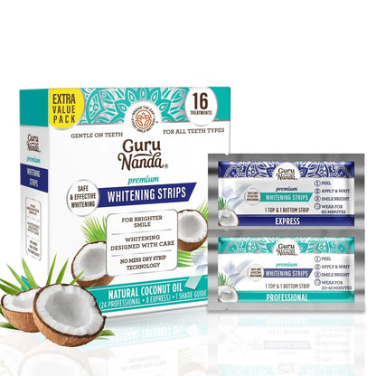 GuruNanda Whitening Strips (16 - Day Treatment)